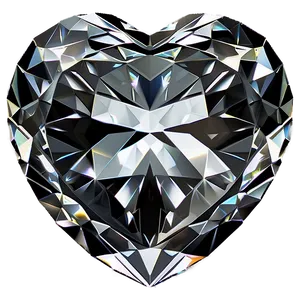 Unbreakable Diamond Heart PNG 16