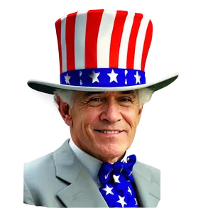 Uncle Sam Hat 4th Of July Png Lqu51 PNG image