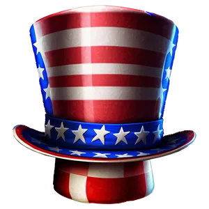 Uncle Sam Hat 4th Of July Png Vkh PNG image