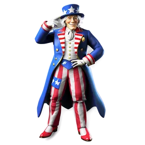 Uncle Sam Military Suit Png 06122024 PNG image