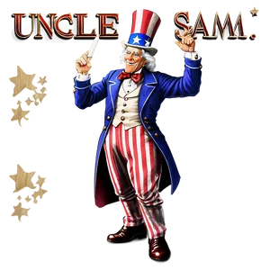 Uncle Sam Teaching History PNG Tgv94