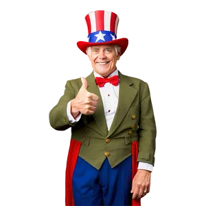 Uncle Sam Thumbs Up Png 75 PNG image