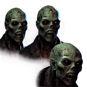 Undead Zombie Horde PNG Xvn33