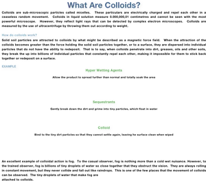 Understanding Colloids Science Explanation