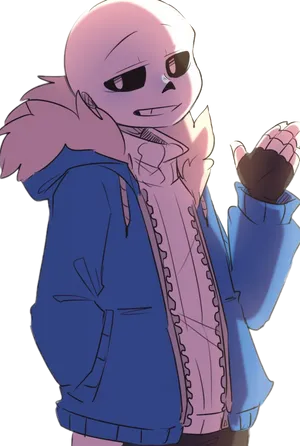 Undertale Sansin Jacket PNG image