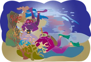 Underwater_ Adventure_ Illustration PNG image