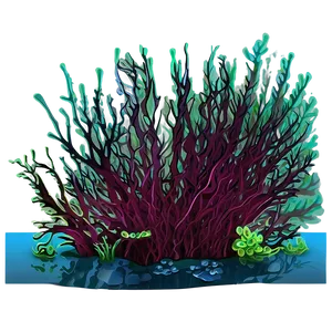 Underwater Algae Scene Png Yby PNG image