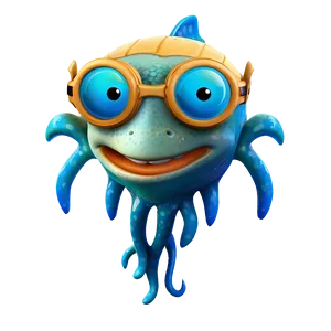 Underwater Cartoon Character PNG Ccl