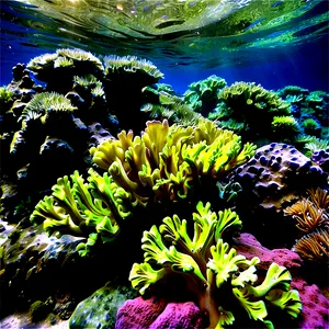 Underwater Coral Landscape Png Lsf86 PNG image