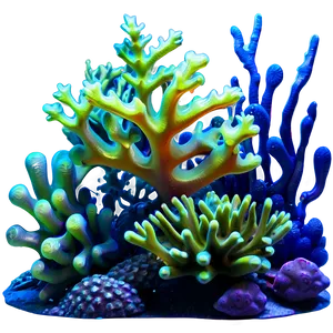 Underwater Coral Landscape Png Xfq96 PNG image