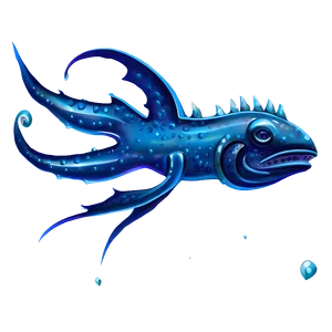 Underwater Creature Figure PNG 1