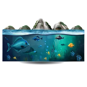 Underwater Scene Png Saf PNG image