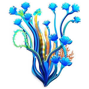 Underwater Sea Flowers PNG 25