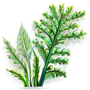 Underwater Seaweed Clipart PNG 8