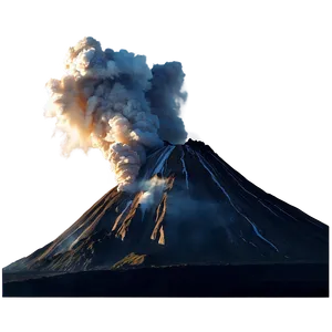 Underwater Volcano Eruption Png 05232024 PNG image