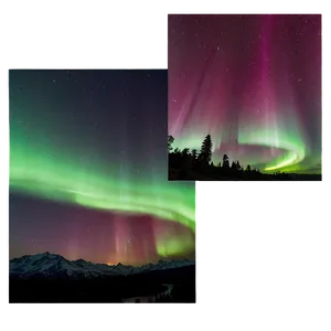 Unforgettable Aurora Sky Spectacle PNG Shi97 PNG
