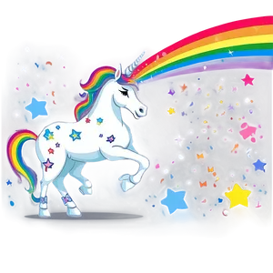 Unicorn And Stars Clipart PNG Wpx65 PNG