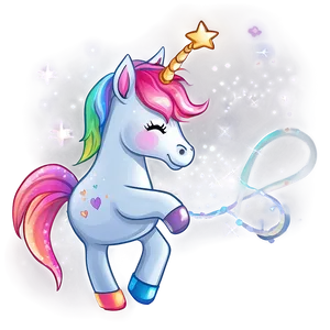 Unicorn And Stars Png 05032024 PNG image