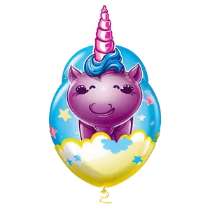 Unicorn Balloon Png 05032024 PNG image