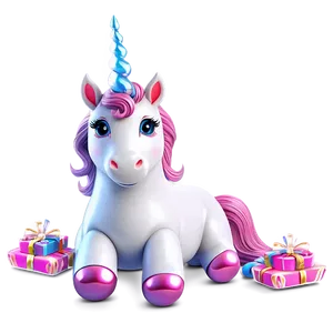 Unicorn Birthday PNG Dkw17 PNG