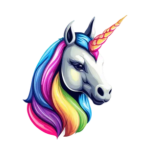 Unicorn Head Clipart PNG Tqv PNG