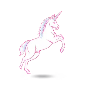 Unicorn Outline PNG Xux