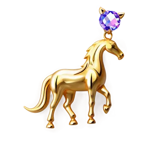 Unicorn Pendant PNG 06282024