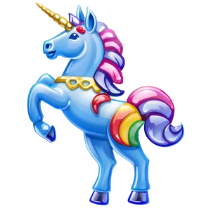 Unicorn Pendant PNG Klq85
