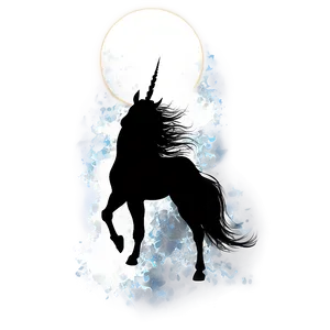 Unicorn Silhouette Png 05032024 PNG image