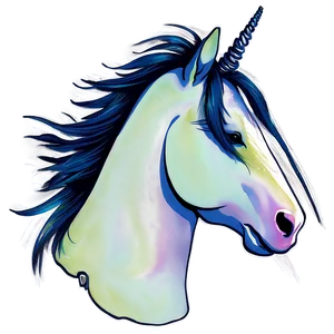 Unicorn Silhouette PNG Loc58