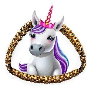 Unicorn With Crown Png Ick PNG image