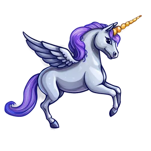 Unicorn With Wings Png 05032024 PNG image