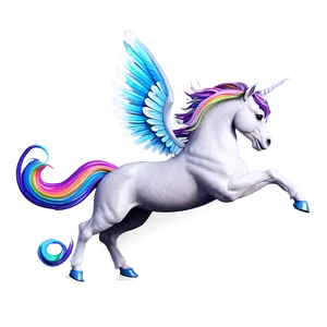 Unicorn With Wings Png 28 PNG image