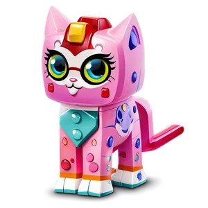 Unikitty Cartoon Character Png Jgl36 PNG image