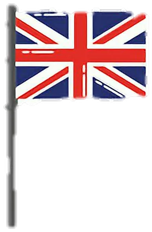 Union Jack Flagon Pole PNG image