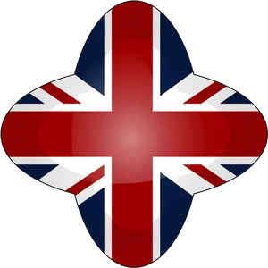 Union Jack Flower Design