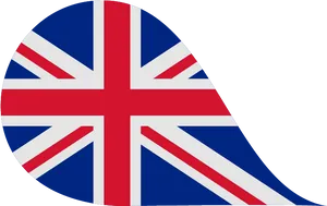 Union Jack Oval Design PNG image