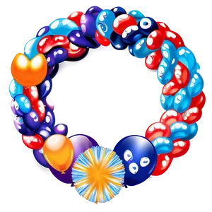 Unique Balloon Garland Styles PNG Rdh PNG