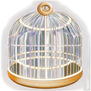 Unique Bird Cage PNG 06122024 PNG