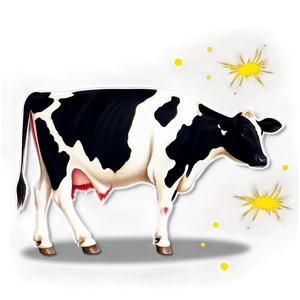 Unique Cow Spots Pattern PNG Nwy