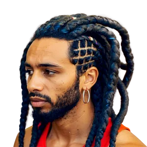 Unique Dreads Styles PNG 38