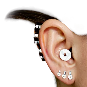 Unique Ear Piercing Layouts Png Euf80 PNG image