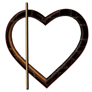 Unique Heart Drawing PNG 38