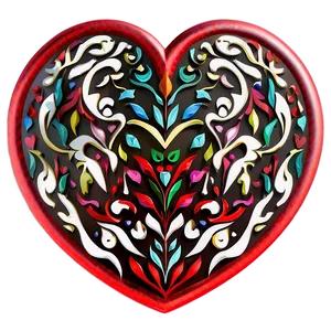 Unique Heart Drawing Png 89 PNG image