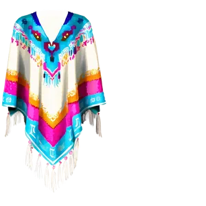 Unique Mexican Poncho Pattern PNG 06282024