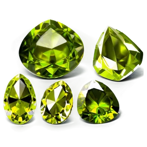 Unique Peridot Shapes PNG Uke PNG