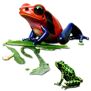 Unique Poison Dart Frog PNG 15
