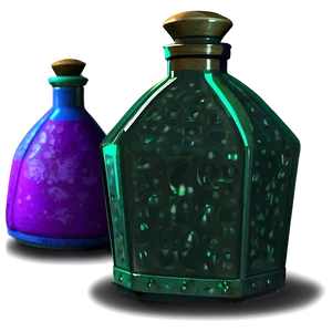 Unique Potion Bottle PNG Taf