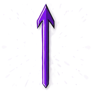 Unique Purple Arrow PNG 06272024