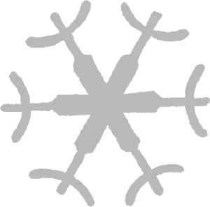 Unique Snowflake Pattern PNG image
